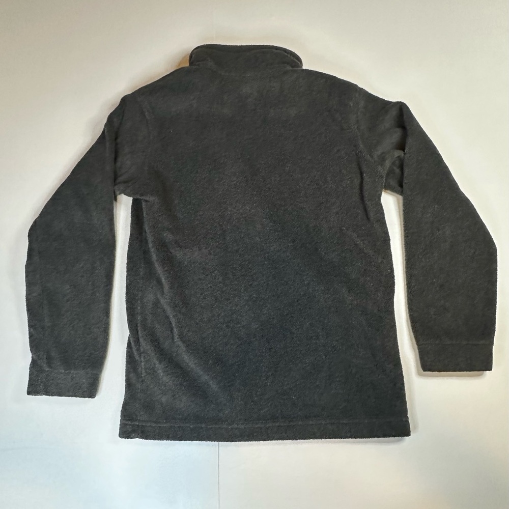 Columbia Fleece Jacket Youth Medium 10/12 Gray Full Zip Outdoors Warm Coat - Picture 4 of 5
